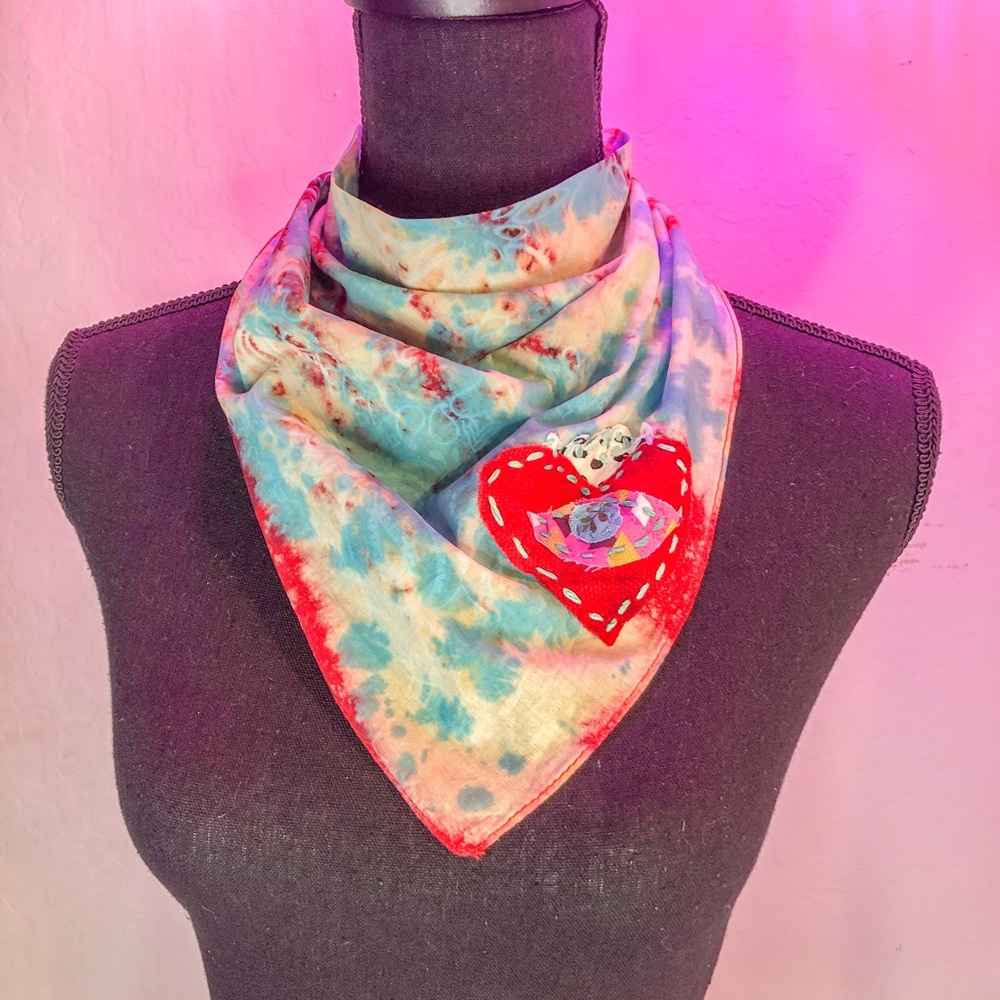 Hand died boho bandanas